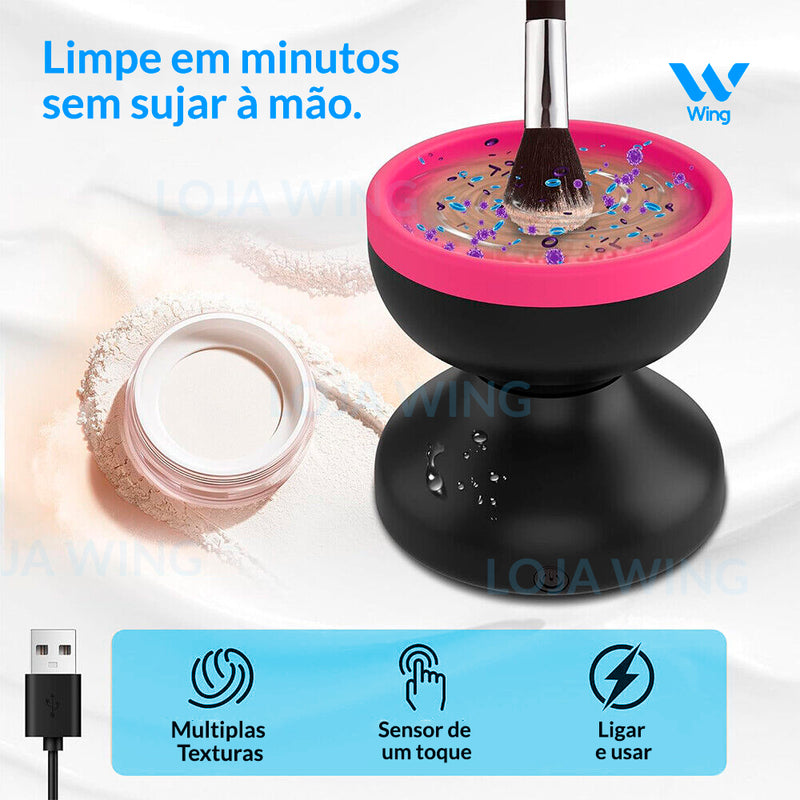 BrushClean - Máquina de limpeza automática de pincéis de maquiagem