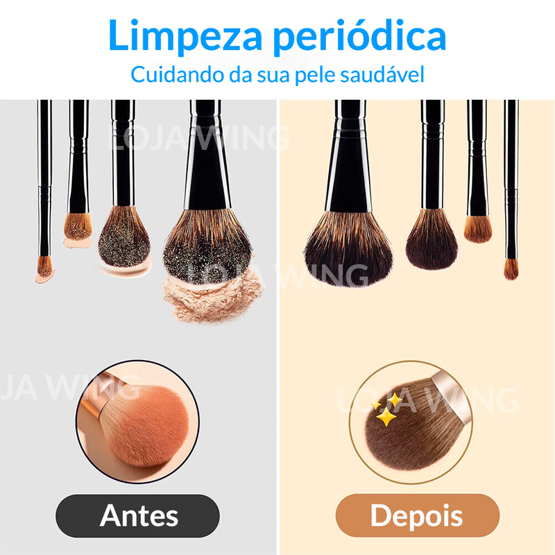 BrushClean - Máquina de limpeza automática de pincéis de maquiagem