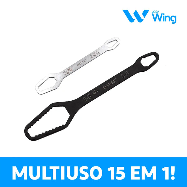 Chave Titanium Multitool™️ | Chave de Boca Multiuso 15 em 1